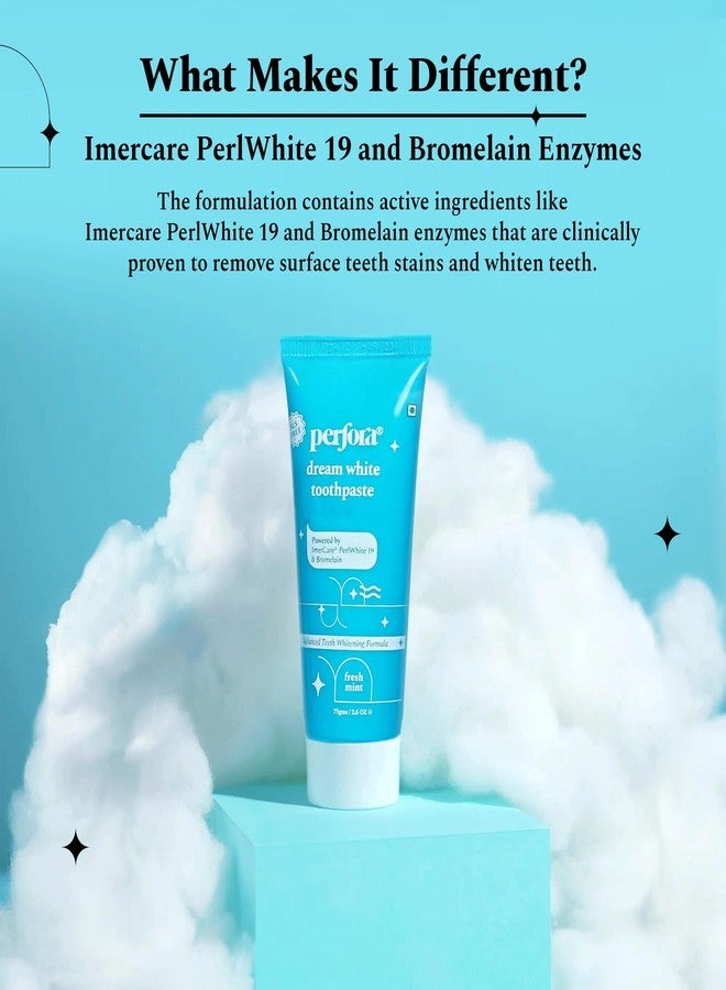 بيرفورا مجموعة بيرفورا للعناية الكاملة بتبييض الأسنان | لتبييض فوري للأسنان | معجون أسنان خالٍ من كبريتات لوريل الصوديوم للبالغين | خالٍ من المحليات الصناعية | منتجات تبييض أسنان آمنة وفعالة للمينا | عبوة من 4 قطع - Image 5